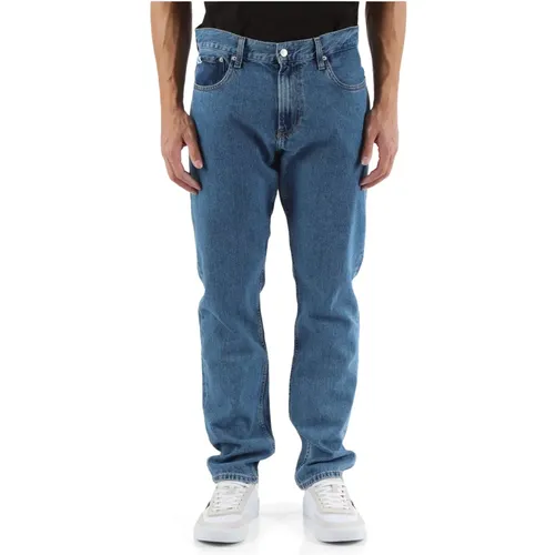 Authentic Straight Jeans Five Pocket , male, Sizes: W31, W29, W32, W30 - Calvin Klein Jeans - Modalova