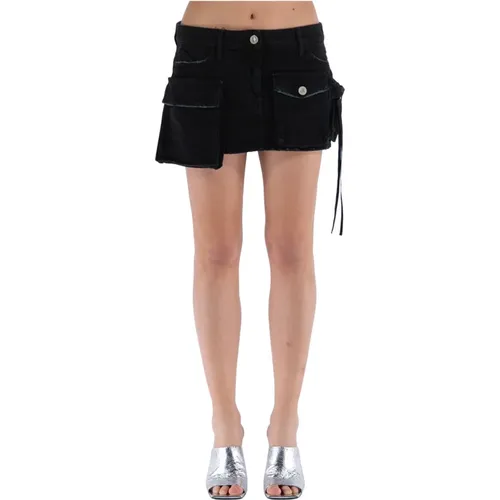 Short Shorts , female, Sizes: W27, W28 - The Attico - Modalova