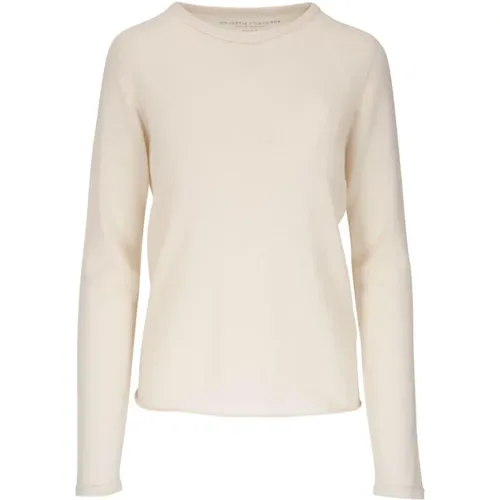 Weiße Sweatshirt Ss24 Damenbekleidung , Damen, Größe: M - majestic filatures - Modalova