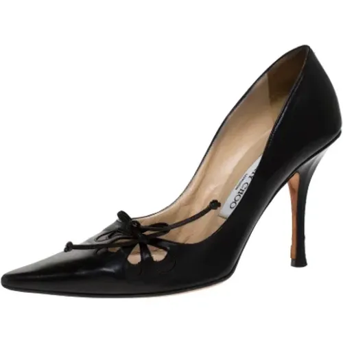 Pre-owned Leather heels , female, Sizes: 4 1/2 UK - Jimmy Choo Pre-owned - Modalova