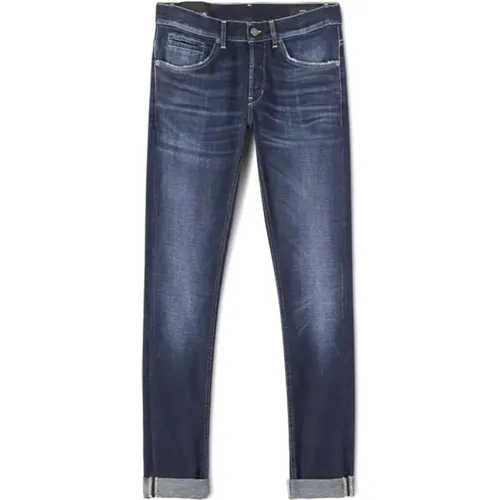 George Skinny Fit Low Waist Jeans , male, Sizes: W32 - Dondup - Modalova