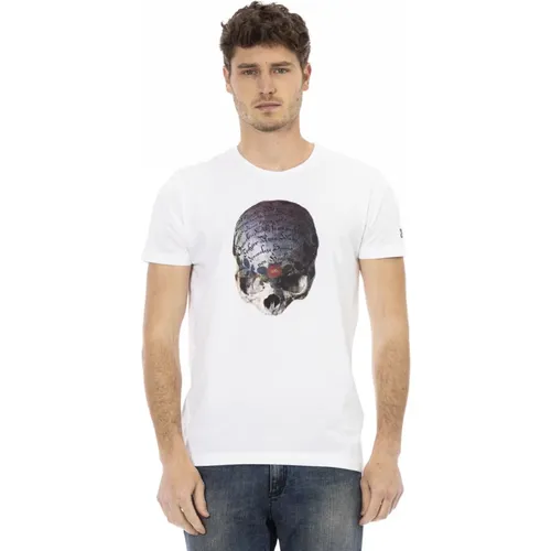 Casual Rundhals Kurzarm T-shirt , Herren, Größe: L - Trussardi - Modalova