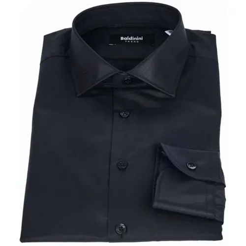 Slim Fit Italian Collar Shirt for Men , male, Sizes: XL, 3XL, 2XL - Baldinini - Modalova