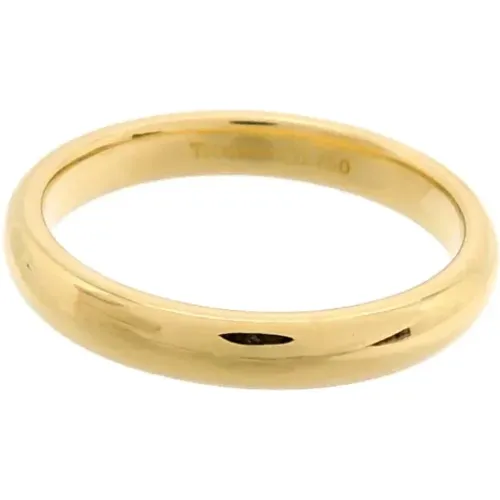 Gull Gult Gull Ring - Pre-owned, Good Condition , female, Sizes: ONE SIZE - Tiffany & Co. Pre-owned - Modalova