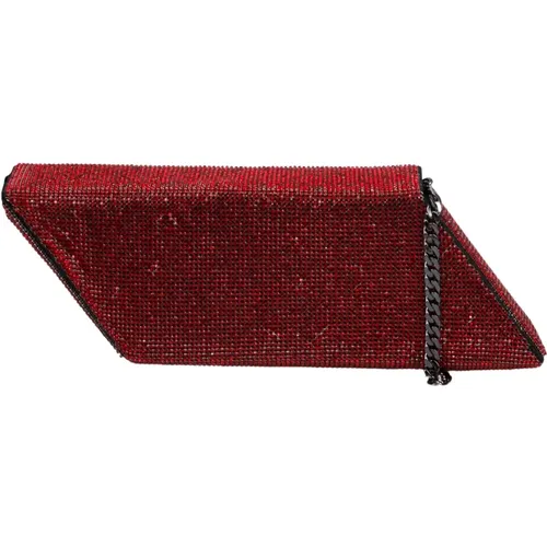 Kristallverzierte Clutch-Tasche - Kara - Modalova