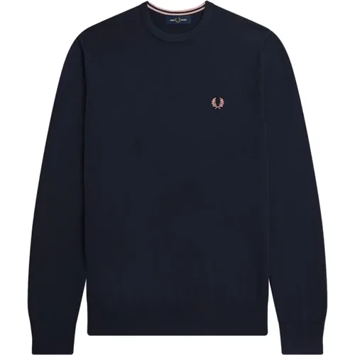 Wool and Cotton Sweater , male, Sizes: L, M, 2XL, XL, S - Fred Perry - Modalova