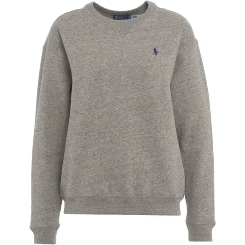 Grauer Sweatshirt Aw24 Damenbekleidung , Damen, Größe: L - Ralph Lauren - Modalova