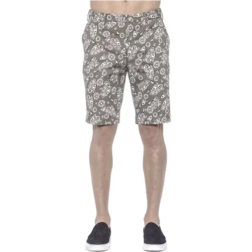 Herren Zipper Shorts Baumwolle Elasthan - PT Torino - Modalova