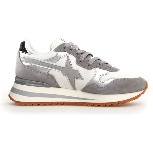 Animal Print Sneakers Grau Aw24 , Damen, Größe: 36 EU - W6YZ - Modalova