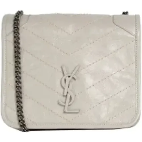 Pre-owned Leather shoulder-bags , female, Sizes: ONE SIZE - Yves Saint Laurent Vintage - Modalova