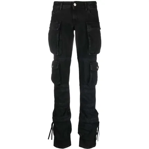 Cargo Denim Jeans , female, Sizes: W26, W25, W27 - The Attico - Modalova