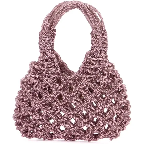 Kristallverzierte Mini Tasche - Hibourama - Modalova