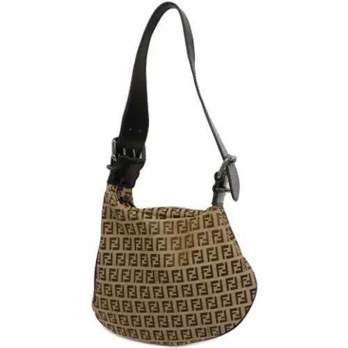 Pre-owned Canvas shoulder-bags , female, Sizes: ONE SIZE - Fendi Vintage - Modalova