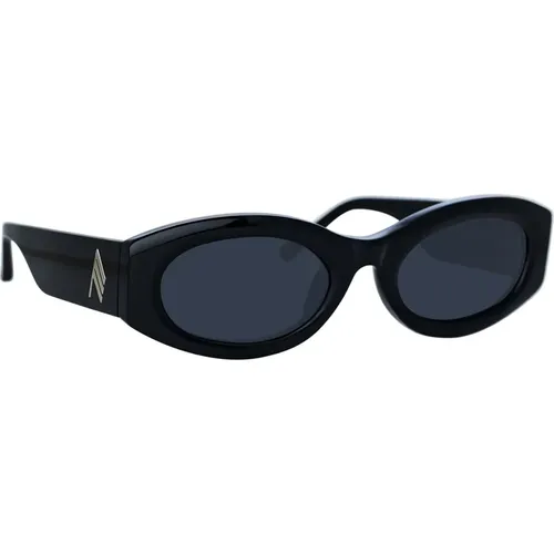 Linda Farrow Oval Sunglasses , female, Sizes: 54 MM - The Attico - Modalova