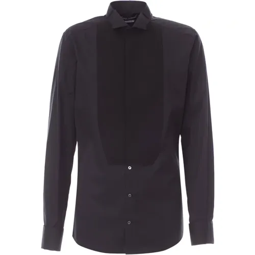 Casual Cotton Shirt with Unique Design , male, Sizes: XS - Dolce & Gabbana - Modalova