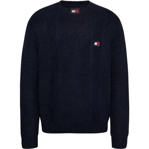 Stylish Knitwear Collection , male, Sizes: XL, M, L, S - Tommy Jeans - Modalova