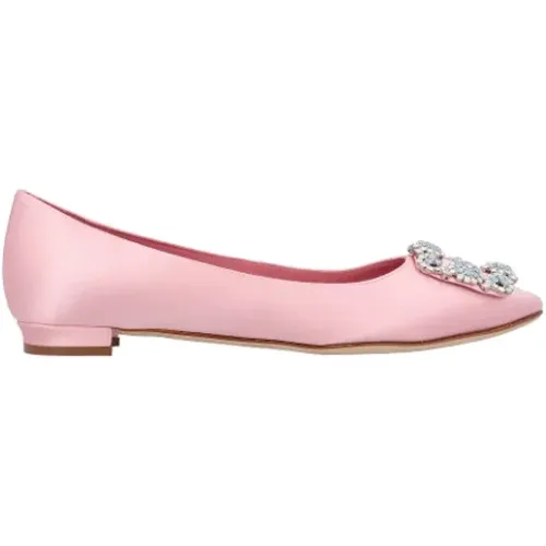 Leder flats Manolo Blahnik - Manolo Blahnik - Modalova