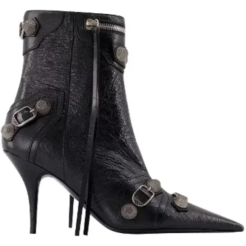 Leather boots , female, Sizes: 5 UK - Balenciaga - Modalova