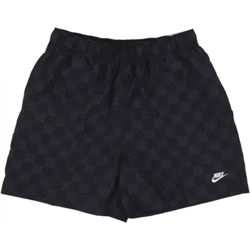 Checkers Flow Short Schwarz/Weiß - Nike - Modalova