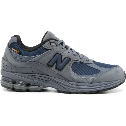 Graue Sneakers mit Wildlederbesatz , Herren, Größe: 42 1/2 EU - New Balance - Modalova