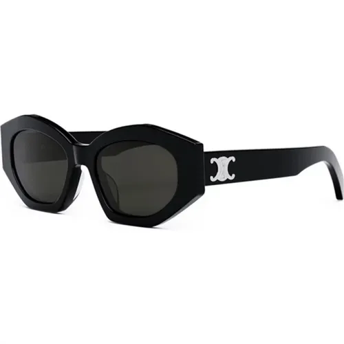 Smoke Sunglasses Cl40238U 01A , unisex, Sizes: 55 MM - Celine - Modalova