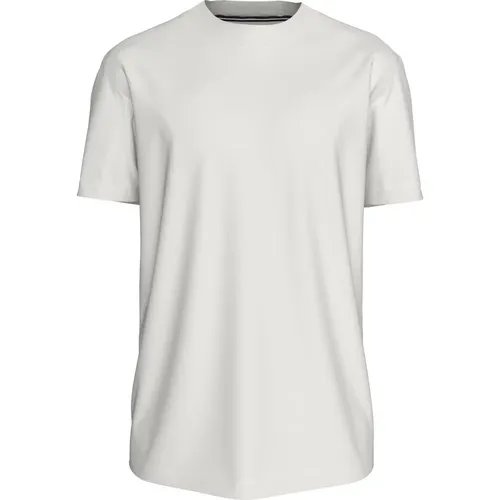 Cream T-shirt with Regenerative Cotton , male, Sizes: M, S, XL, XS, L - Calvin Klein - Modalova