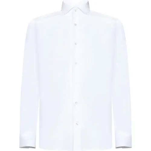 Twill Weave Shirt , male, Sizes: L, 5XL, M, 3XL, 4XL, S, XL - D4.0 - Modalova