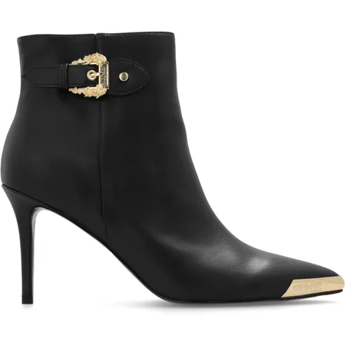 Heeled ankle boots , female, Sizes: 3 UK - Versace Jeans Couture - Modalova