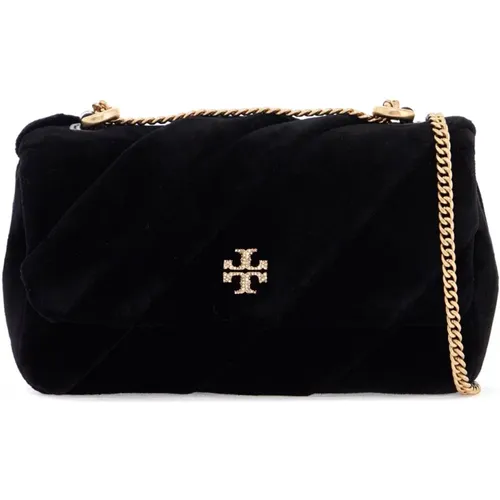 Samt Mini Kira Handtasche mit Double T - TORY BURCH - Modalova