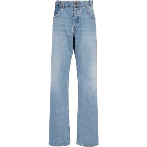 Jeans in contrast-effect denim - Balmain - Modalova