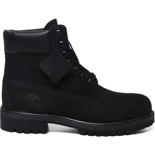 Lace Closure Rubber Sole Boots , male, Sizes: 12 UK, 7 UK, 9 UK, 8 UK, 6 UK, 11 UK, 10 UK - Timberland - Modalova