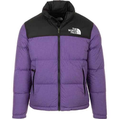 Lila Retro Nuptse Mäntel - The North Face - Modalova