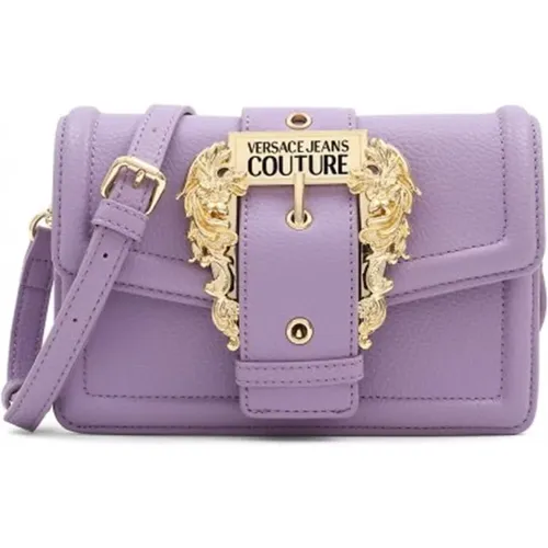 Lilac Shoulder Bag , female, Sizes: ONE SIZE - Versace Jeans Couture - Modalova