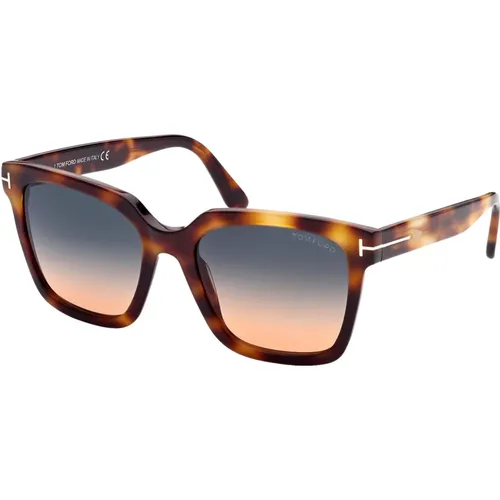 Sunglasses Selby FT 0958,Sunglasses,SELBY Sunglasses in Dark Havana/ Shaded - Tom Ford - Modalova