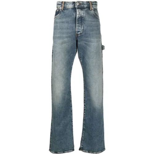 Ex-Ray Washed Denim Jeans , male, Sizes: W34, W33, W32 - Heron Preston - Modalova