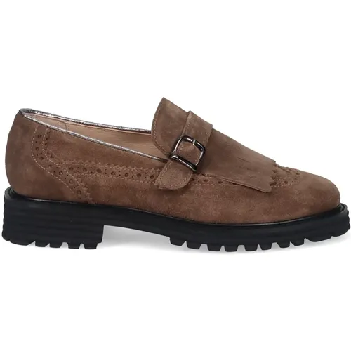 Suede Moccasin Shoes , female, Sizes: 8 UK, 3 UK, 7 UK, 4 UK, 5 UK - Sangiorgio - Modalova