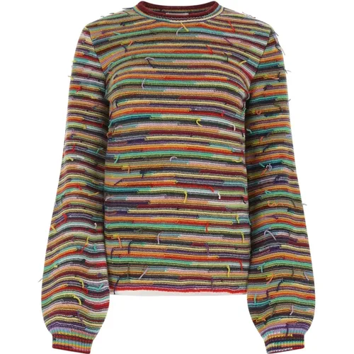 Knitwear, Stay Cozy and Stylish with this Round-Neck Knit Sweater for Women , female, Sizes: M - Chloé - Modalova