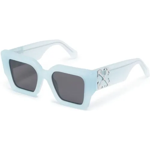 Oeri128 4007 Sunglasses , unisex, Sizes: 55 MM - Off White - Modalova