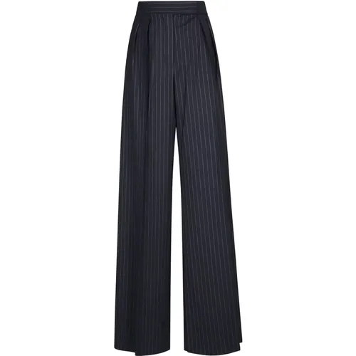 Stylish Long Trouser in Ultramarine , female, Sizes: 3XS, XS - Max Mara - Modalova