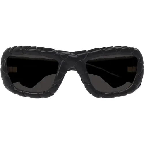 Stilvolle Sonnenbrille Bv1303S Linea Unapologetic , Herren, Größe: 56 MM - Bottega Veneta - Modalova