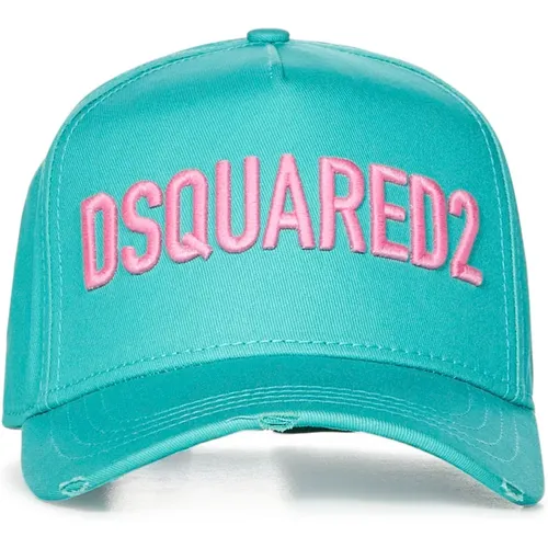 Women's Accessories Hats & Caps Verde Acqua Ss24 , female, Sizes: ONE SIZE - Dsquared2 - Modalova