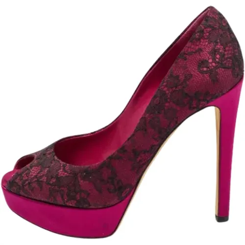 Pre-owned Lace heels , female, Sizes: 6 UK - Dior Vintage - Modalova