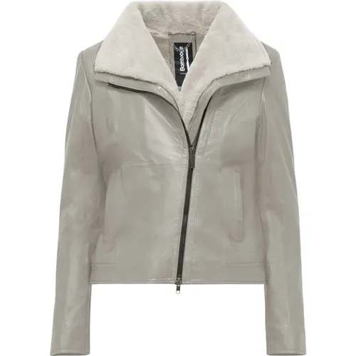 Anki Leather Jacket , female, Sizes: XS, M, XL, 2XL, 3XL, L, S - BomBoogie - Modalova