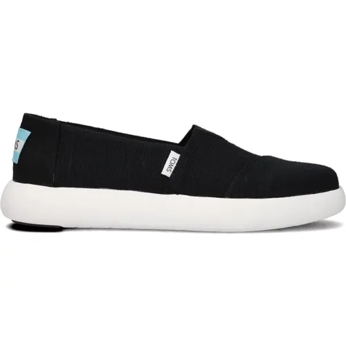 Schwarze Alpargata Mallow Slip-Ons - TOMS - Modalova