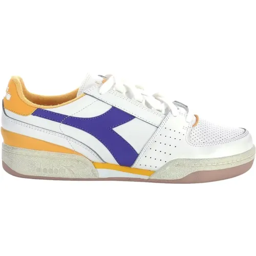 Davis Leather Low-Top Sneakers - Diadora - Modalova