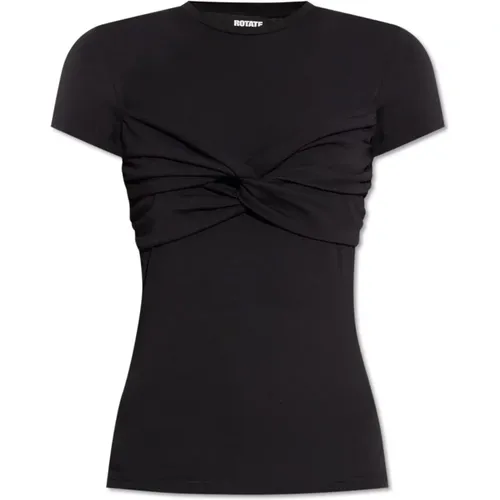 Gewebtes T-Shirt , Damen, Größe: M - ROTATE Birger Christensen - Modalova