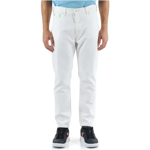 Dad Fit Cropped Jeans Five Pockets , male, Sizes: W32, W36, W31, W38, W34, W30, W33 - Calvin Klein Jeans - Modalova