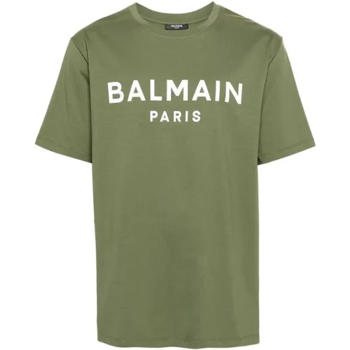T-shirts and Polos , male, Sizes: S, M, L - Balmain - Modalova
