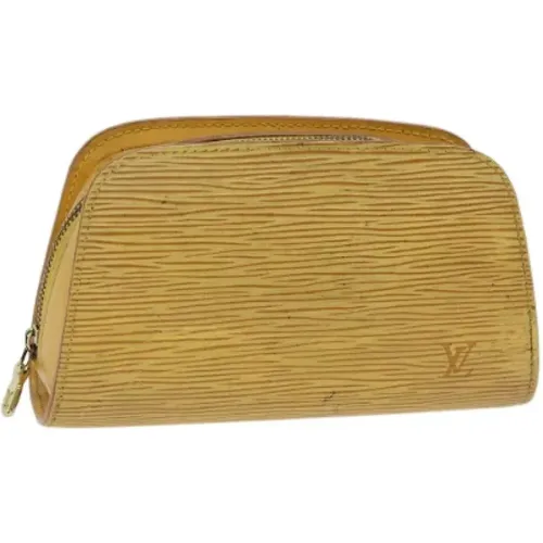 Pre-owned Leder pouches , Damen, Größe: ONE Size - Louis Vuitton Vintage - Modalova