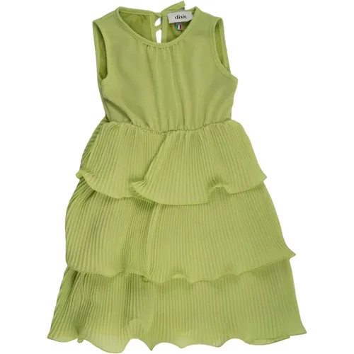 Cotton Pleated Dress , female, Sizes: M, XL, L, 2XS, S, 2XL - Dixie - Modalova